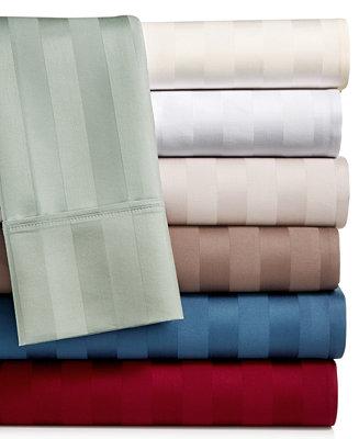 Bergen Stripe  4-Pc. Sheet Sets, 1000 Thread Count 100% Certified Egyptian Cotton