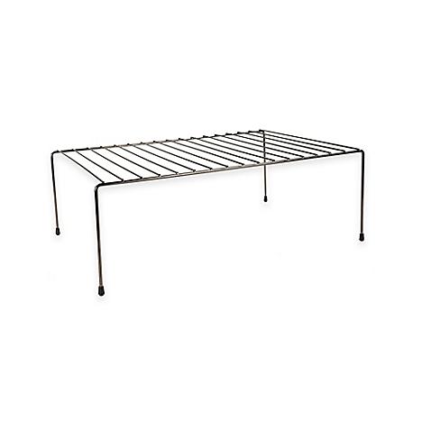 Home Basics® Medium Helper Wire Shelf in Onyx