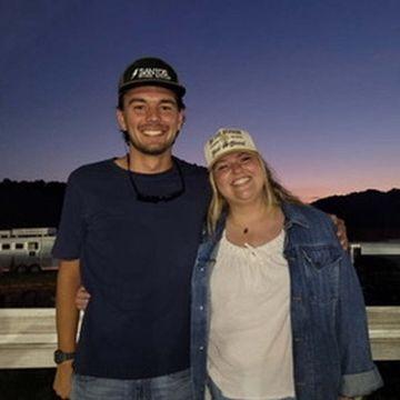 One of our many memories together over the summer!