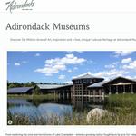 Adirondack Museum on Blue Lake