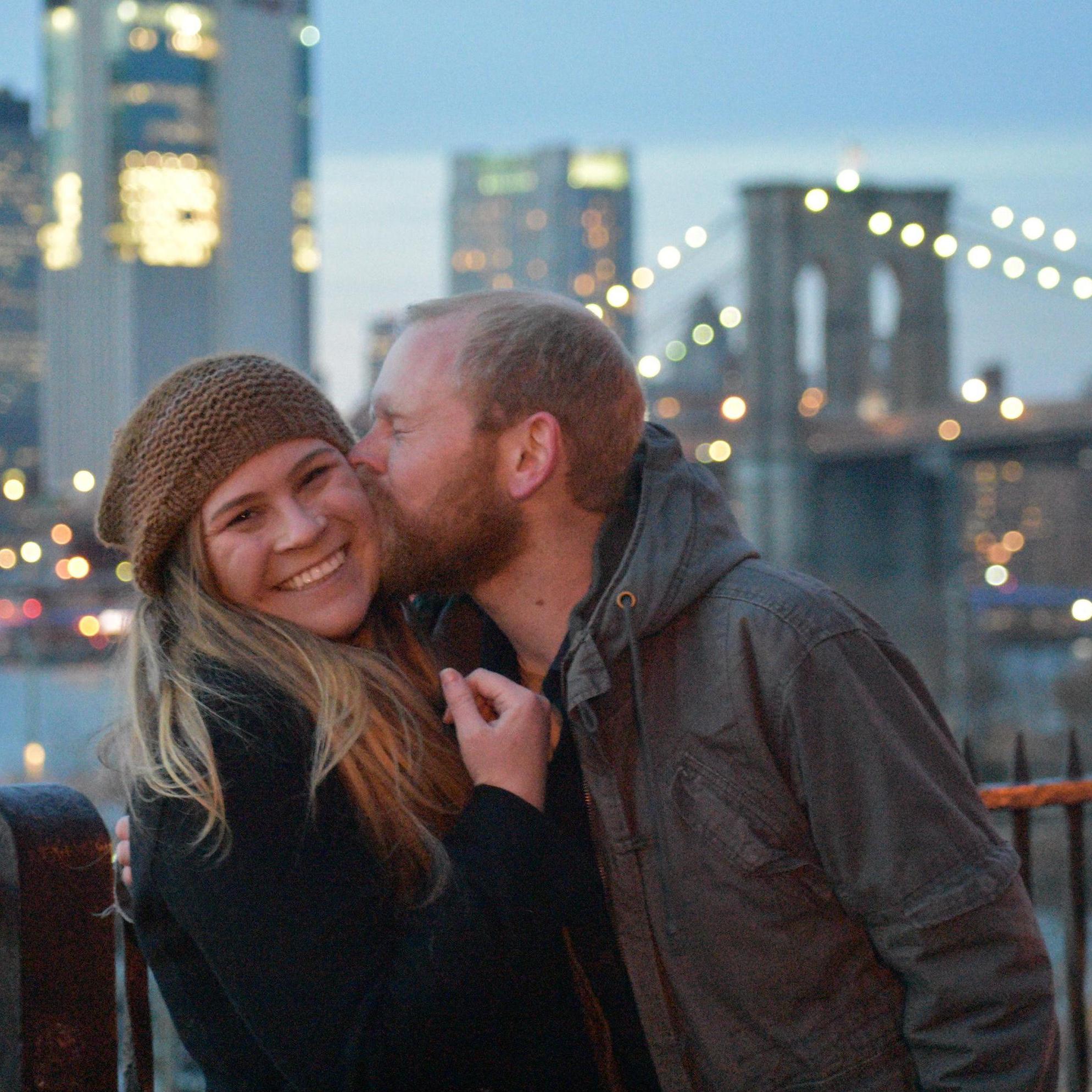 Classic 'we just got engaged' faces