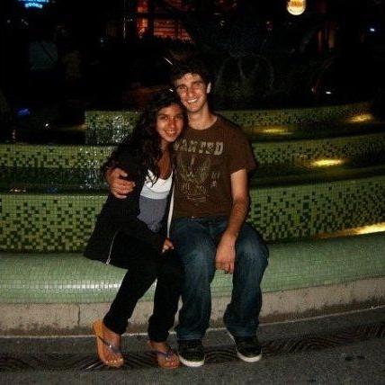 2009 - Stephanie & Marc hangout at Downtown Disney with friends before Stephanie moves to Lebanon for a year