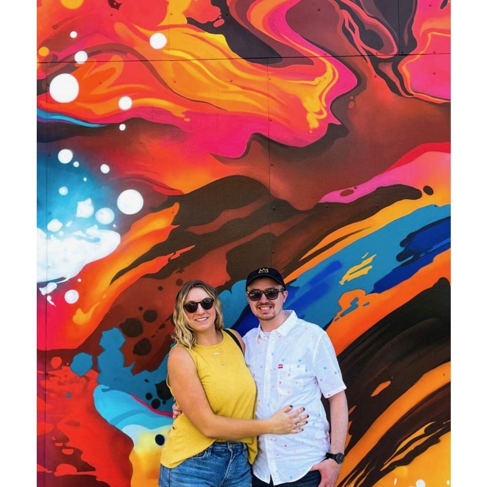 Our first BIG vacation together going to visit lots of friends in Miami