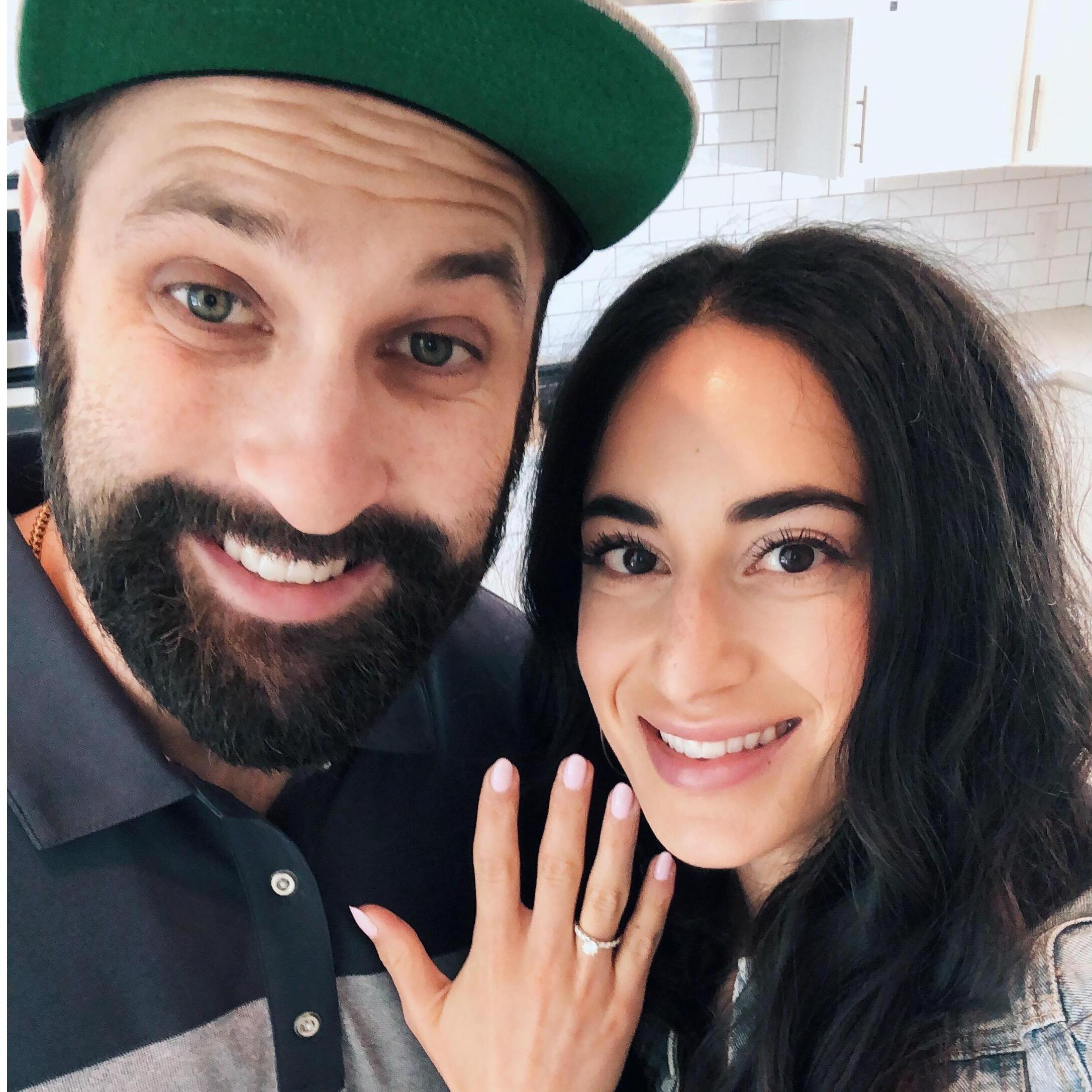 Right after we closed on our home & Matt proposed!
