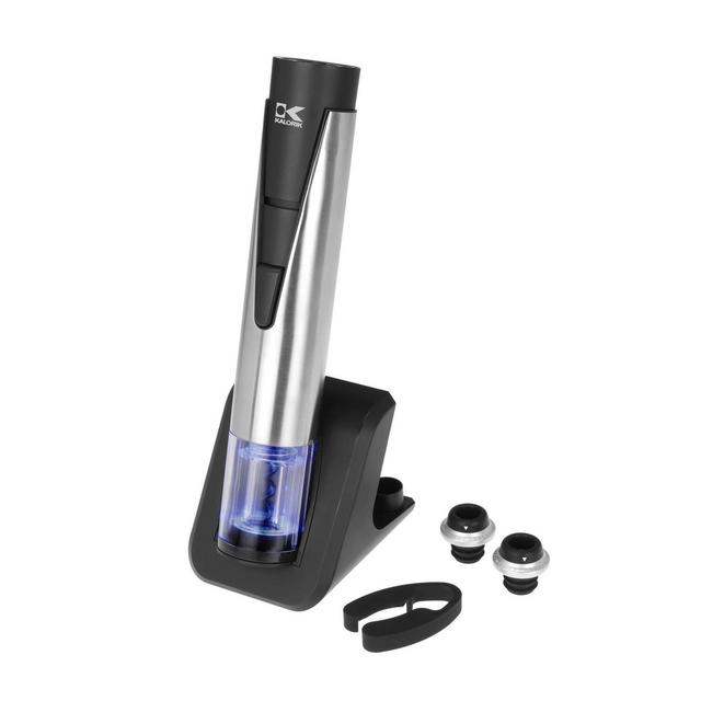 Kalorik 2-in-1 Wine Opener and Preserver Stainless Steel