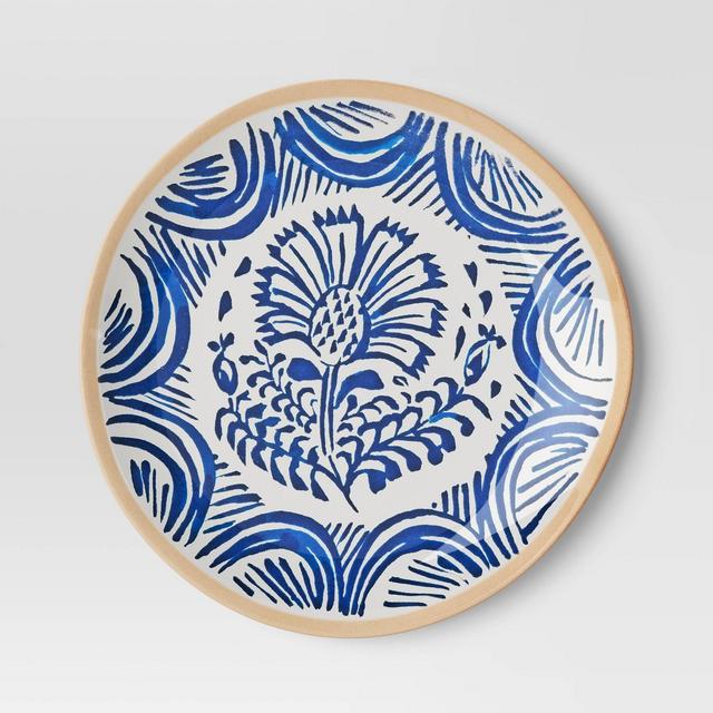 8.5" Salad Plate Blue Print - Threshold™