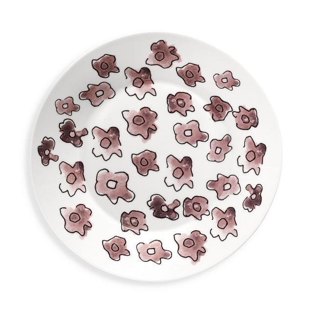 Serax Marni Dark Viola Large Low Serving Plate