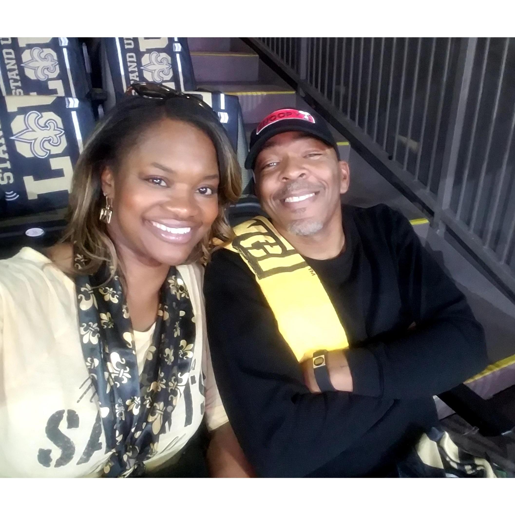 Saints home game versus The Steelers, 12/23/2018. Saints won 31-28! #WhoDat