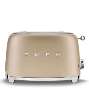 Toaster Retro-style Champagne Matte