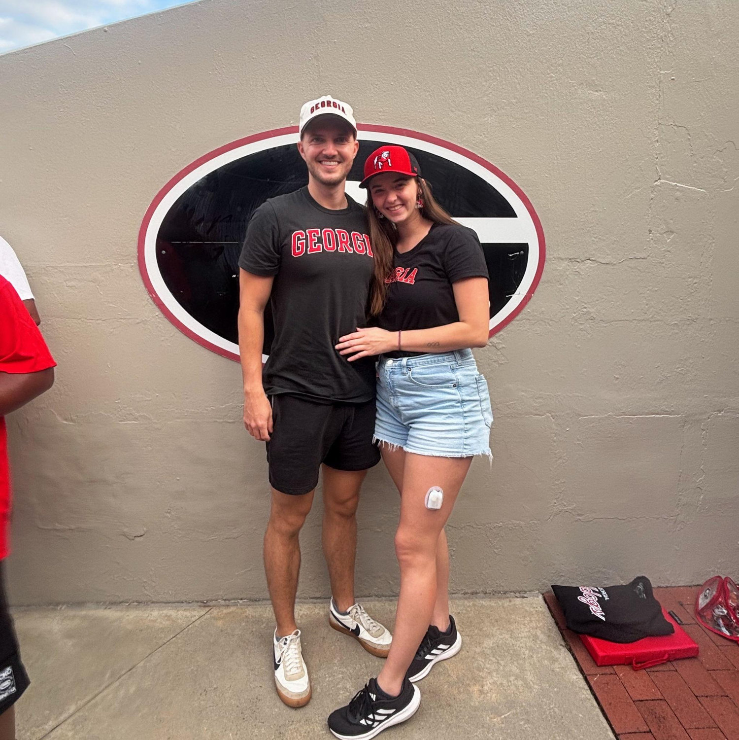 our first Georgia football game! GO DAWGS!