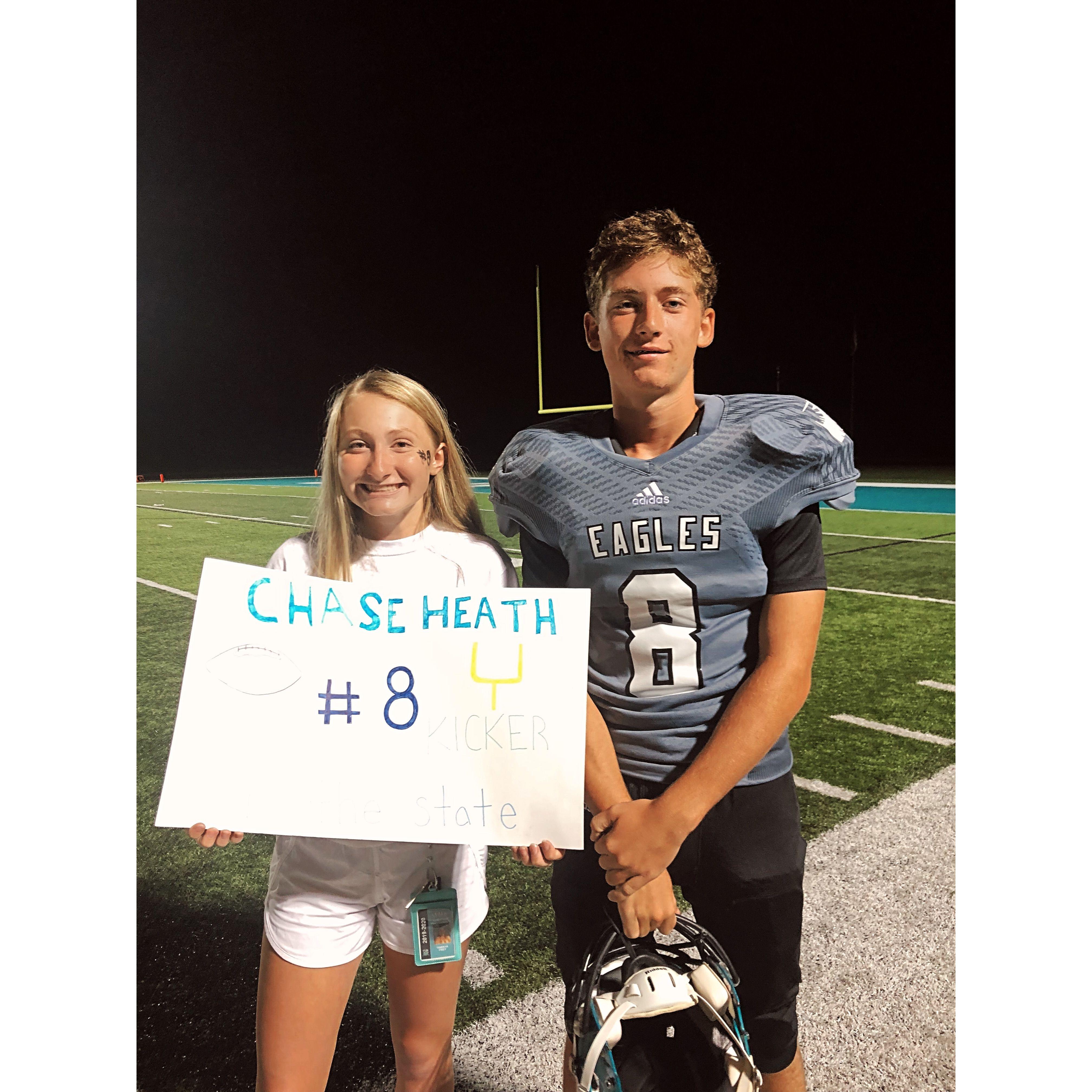 Hailey and Chase had just started dating the night before this (September 17th). This is right before Chase asked Hailey to Junior year homecoming.