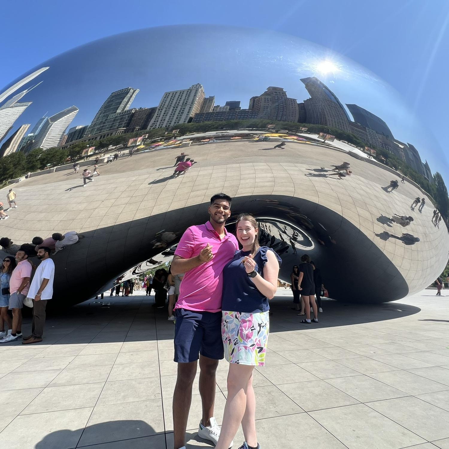 First time visiting Chicago together / Nuestra primera vez visitando Chicago juntos