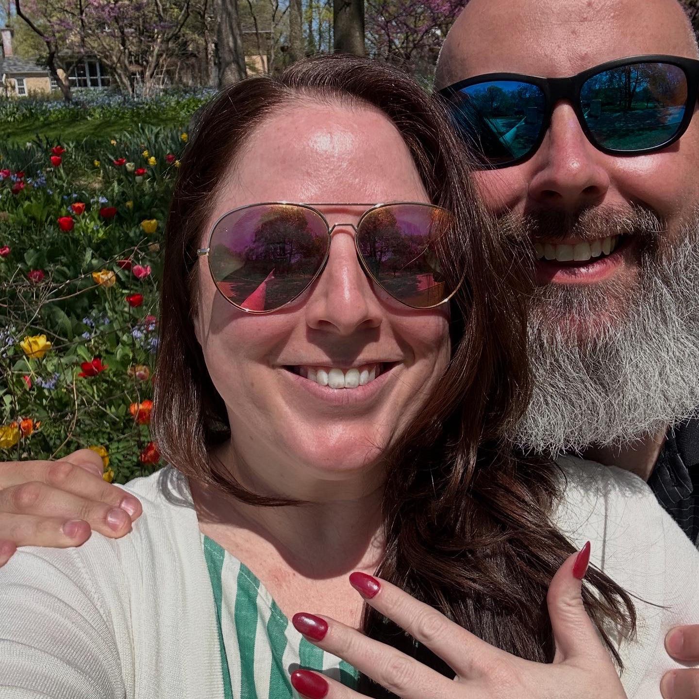 The day Rich proposed!