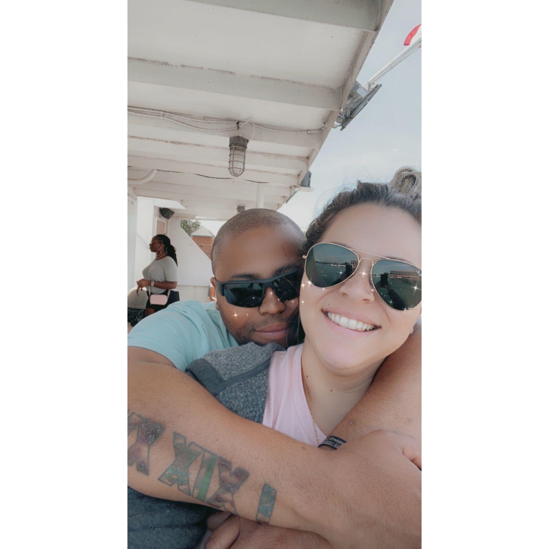 Our first date where he took me to A Bay (Alexandra Bay) and on a boat tour. It was beautiful!