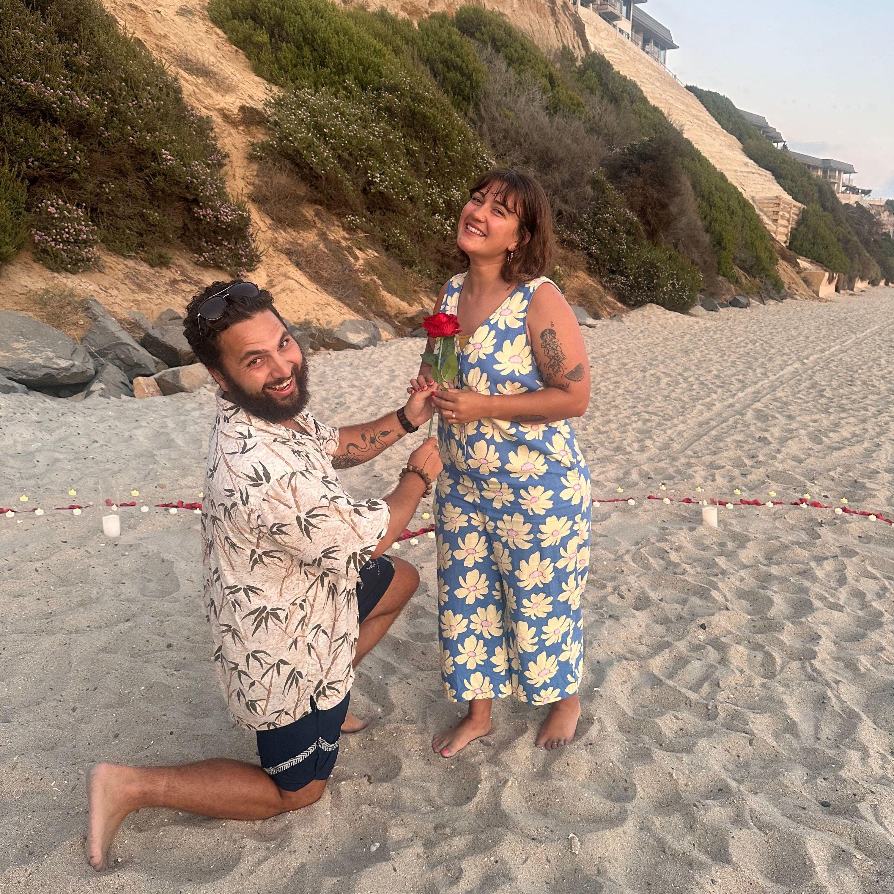 James proposed to Machelle