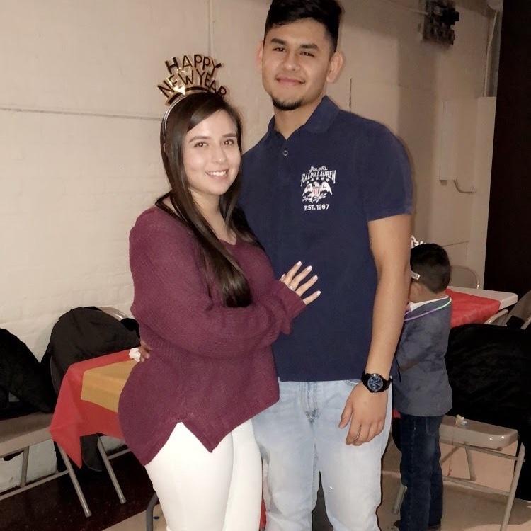 2017: Our first New Year’s party together - Nuestra primera fiesta de Año Nuevo juntos