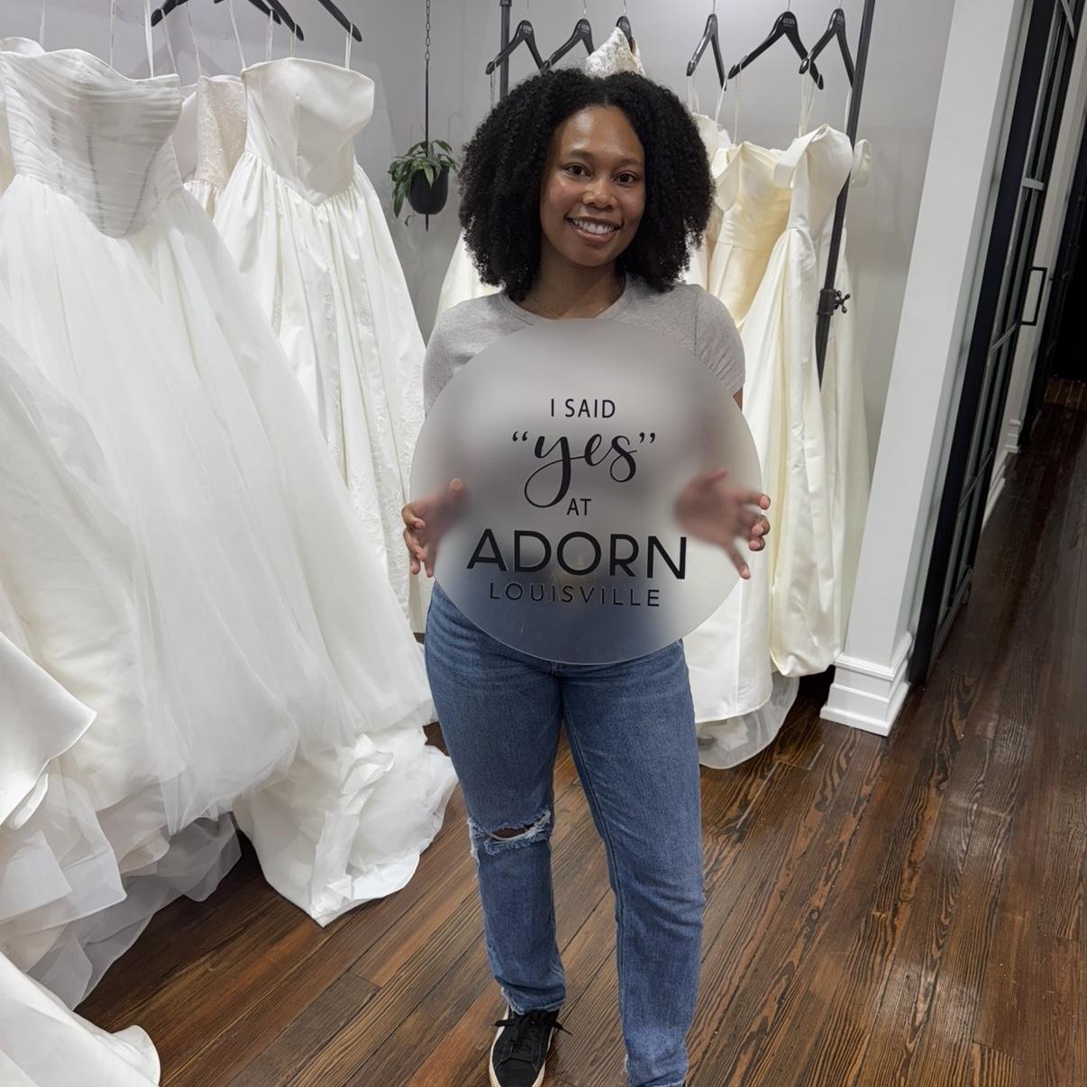 I said "YES" to the dress!