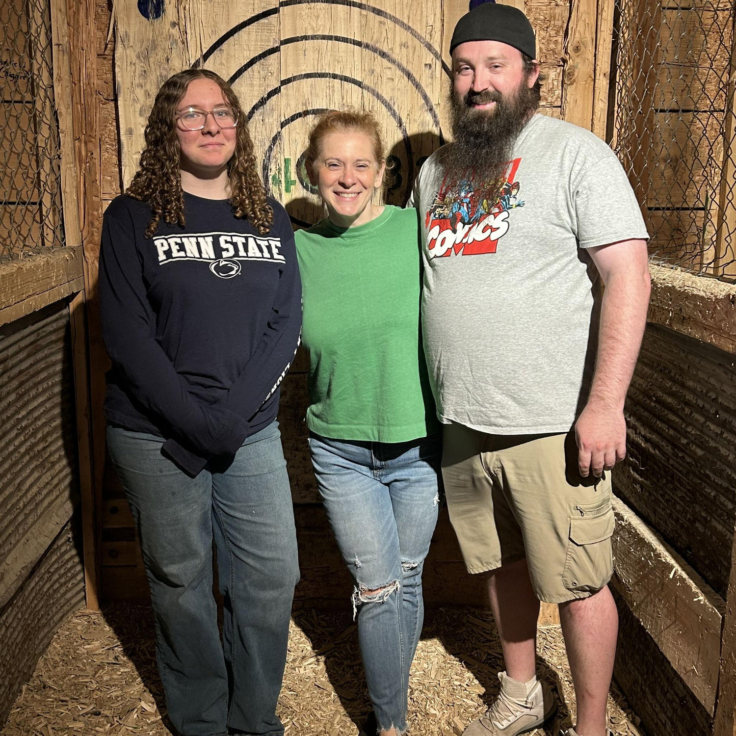 Axe throwing in Easton with Kaitlyn ❤️