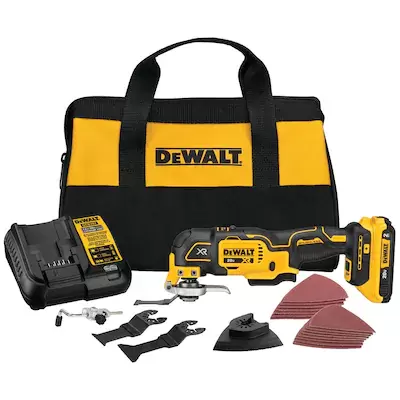 DEWALT  XR 8-Piece Brushless 20-volt Max 3-speed Oscillating Multi-Tool Kit with Soft Case (1-Battery Included)