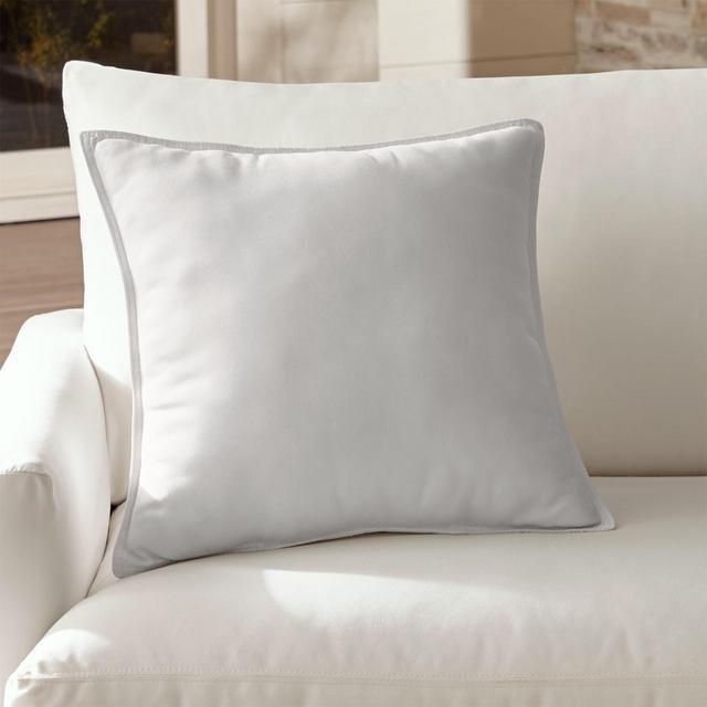 Sunbrella ® White Sand 20" Sq. Outdoor Pillow