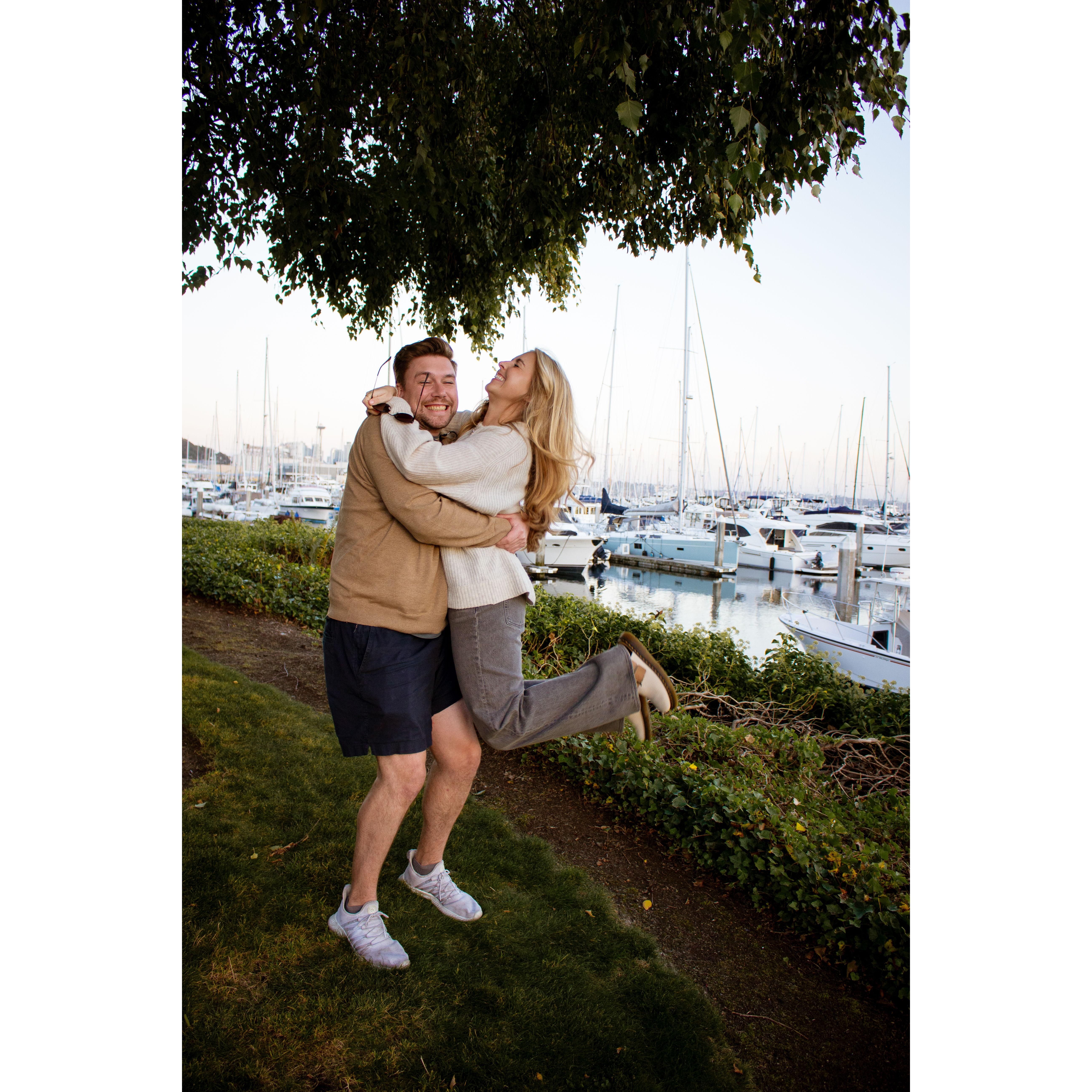 This is how much fun it is to be engaged! Wooohoooo! Get pumped folks, you made it to the bottom of the photos, now get excited to see BT and KB get hitched!