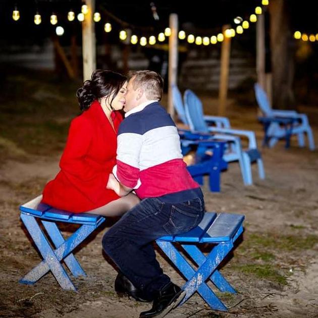 This is the same spot we first met in person... now 2 years later.