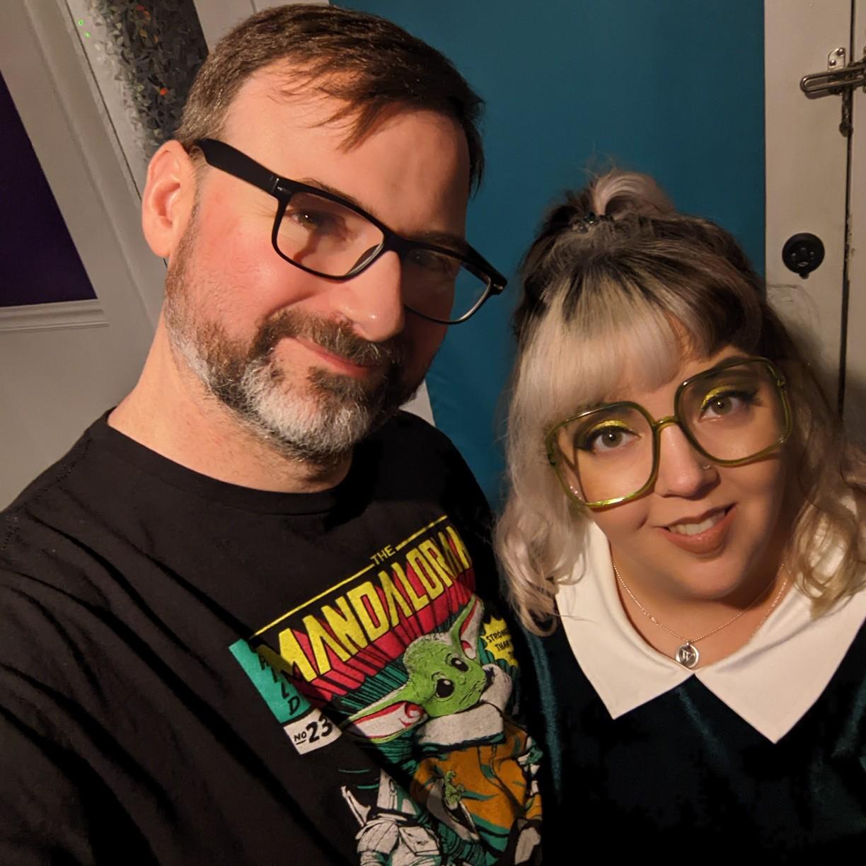 Could either one of us look creepier?