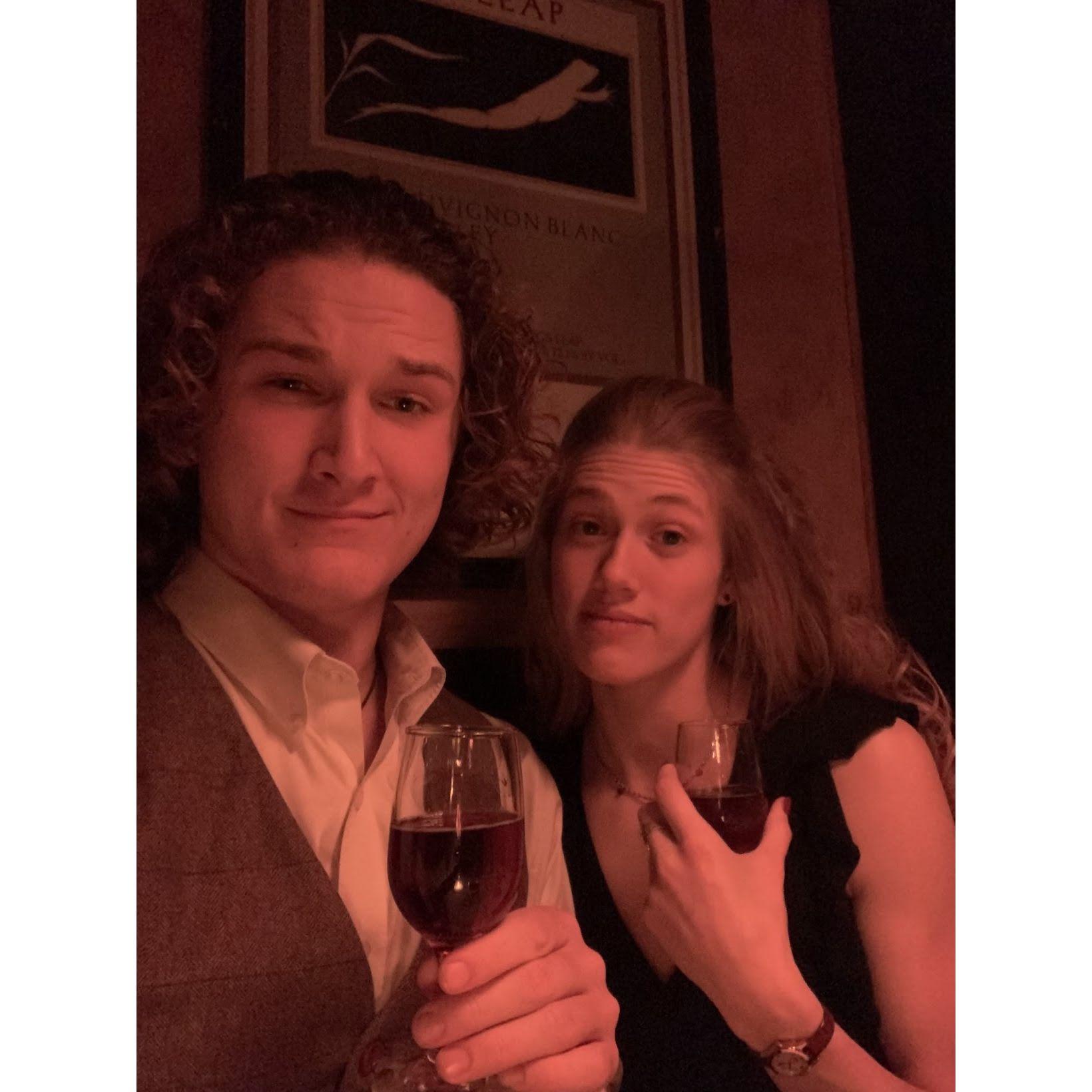 Our 1 year at one the best restaurants we have ever been to, Gejas.