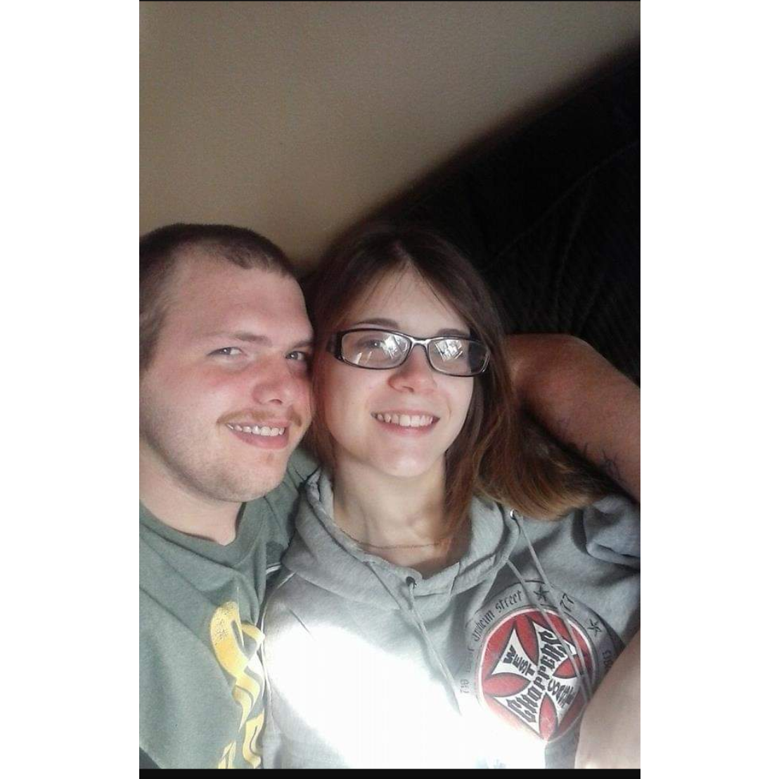 This picture was taken when we was staying at a different place when our home was being cleaned up .