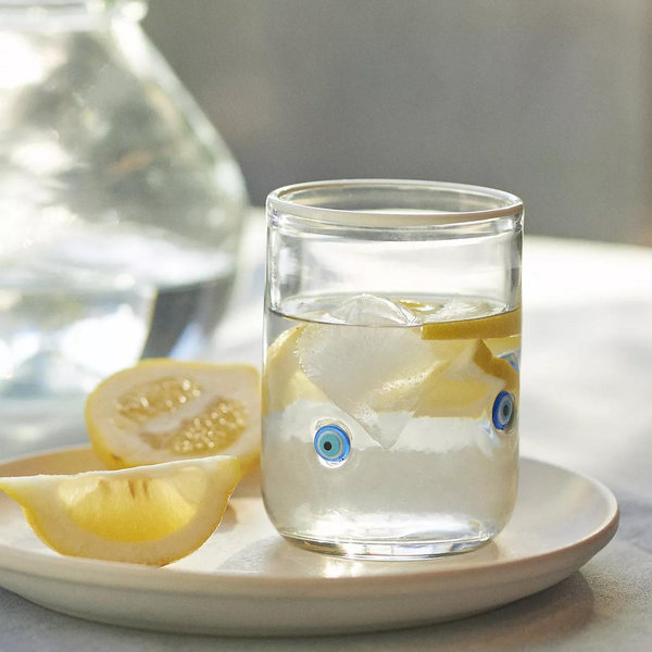 Icon Juice Glass - Evil Eye, Standard, One Size