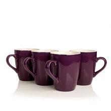 porcelain cups (plum)