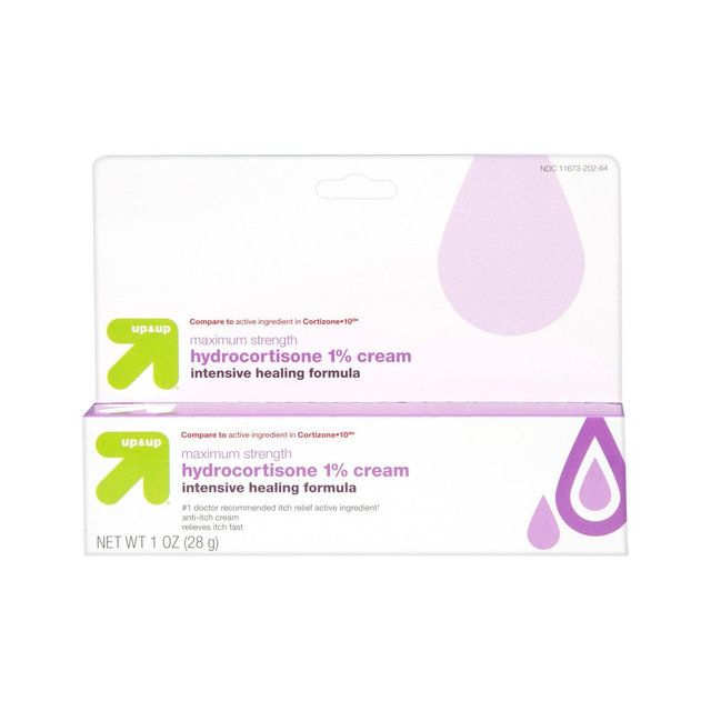 Anti-Itch 1% Hydrocortisone Maximum Strength Intensive Healing Cream - 1oz - up & up™