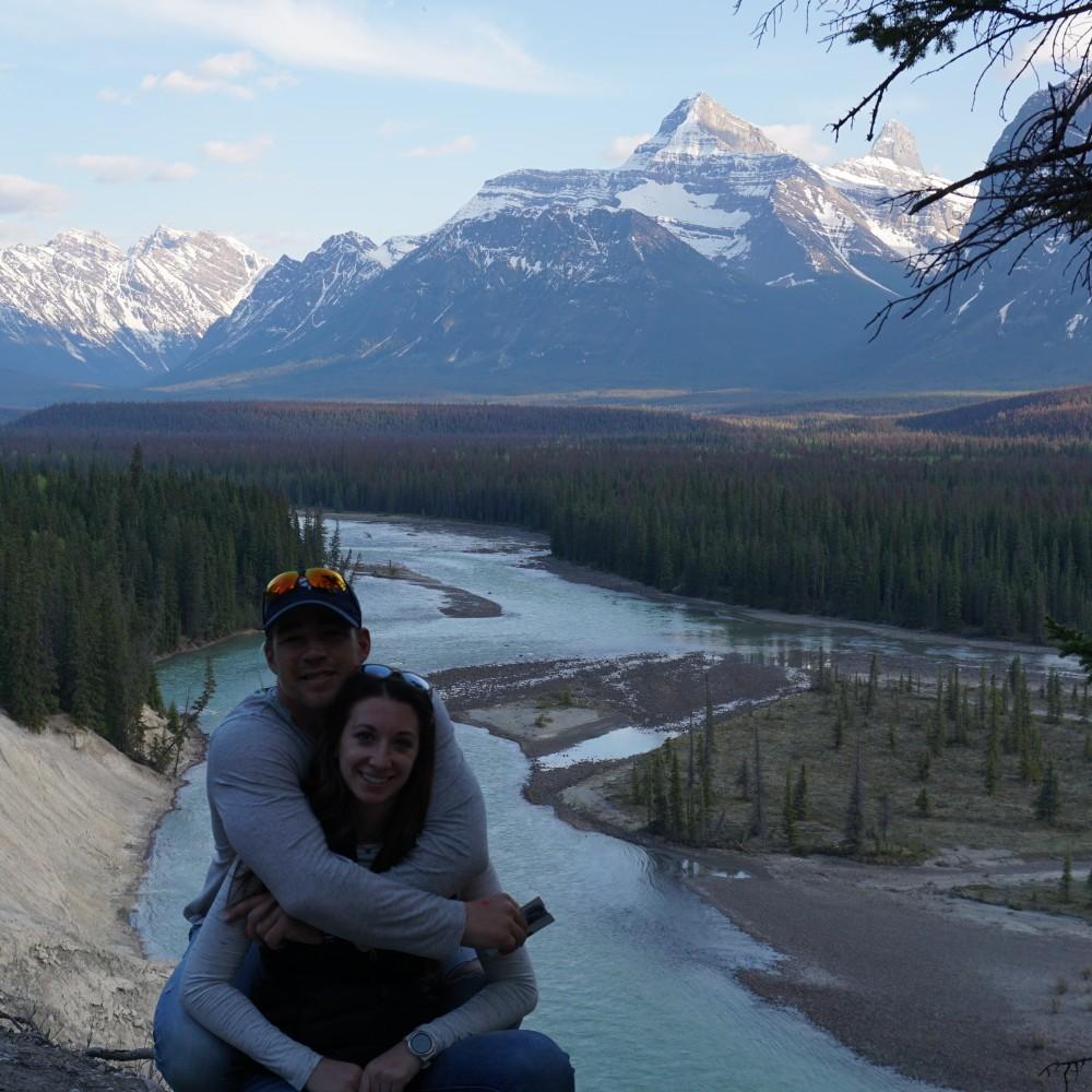 A beautiful spot we stopped while driving on the icefield parkway in Canada