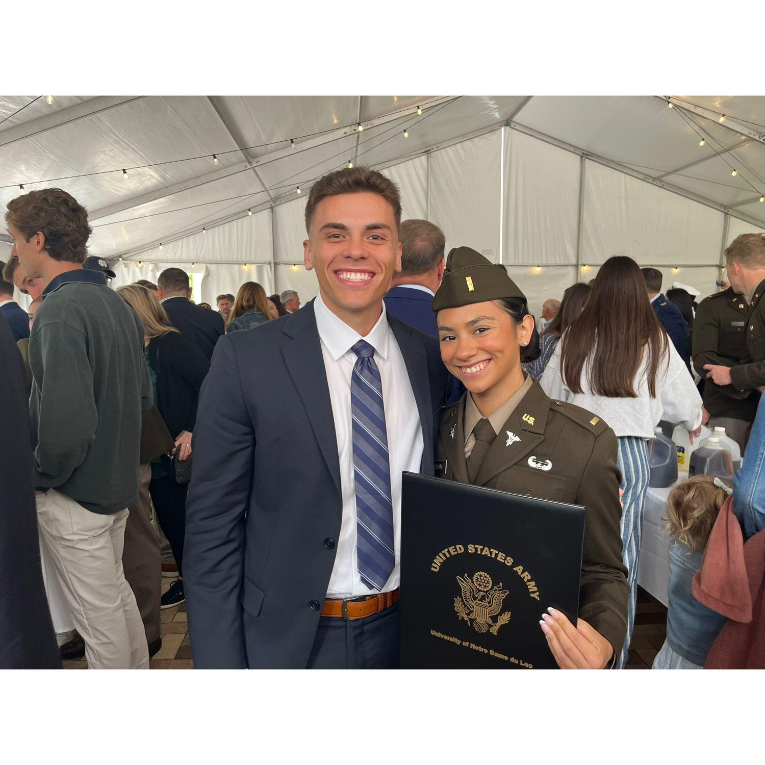 Estela's Army commissioning ceremony