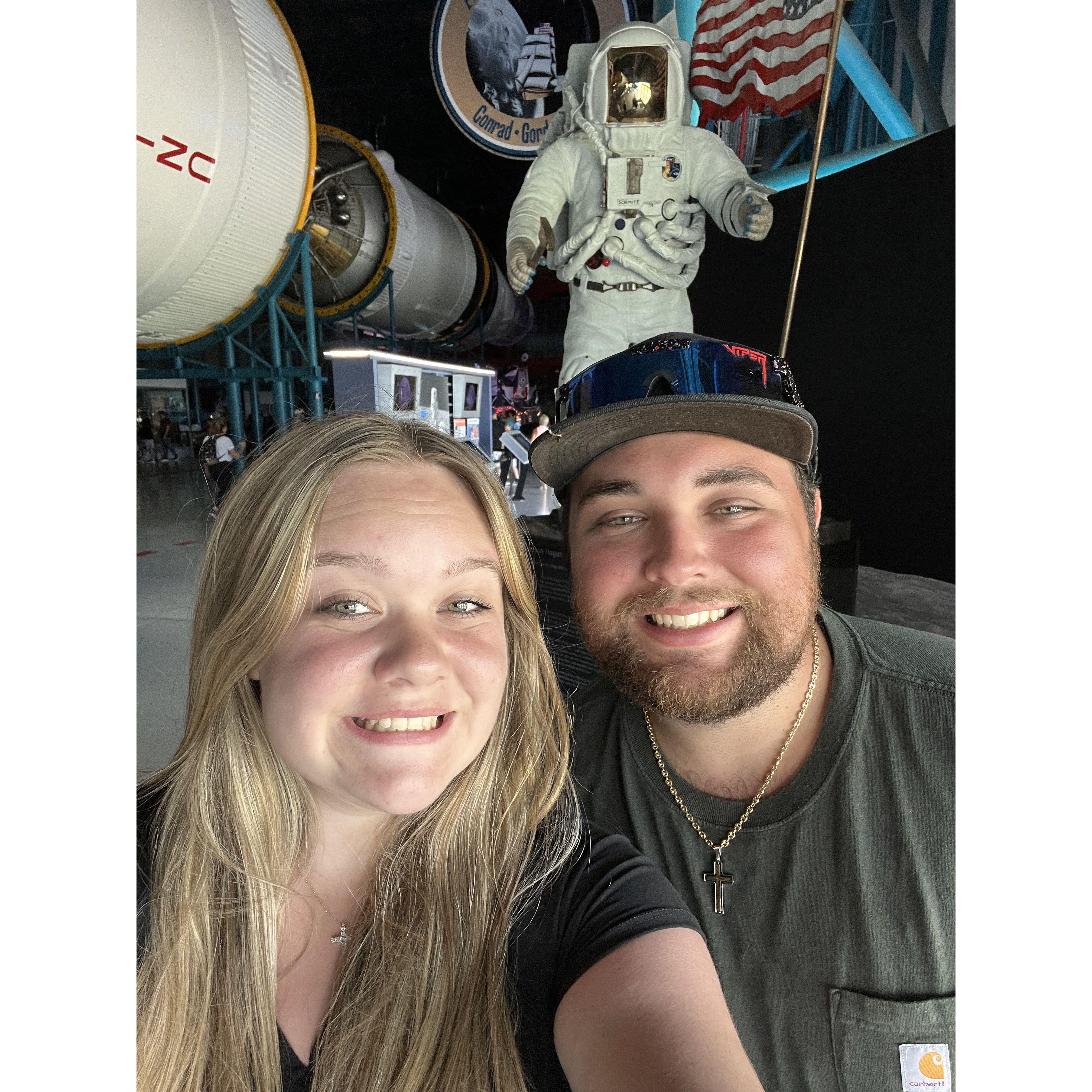 We went to the Kennedy Space Center!