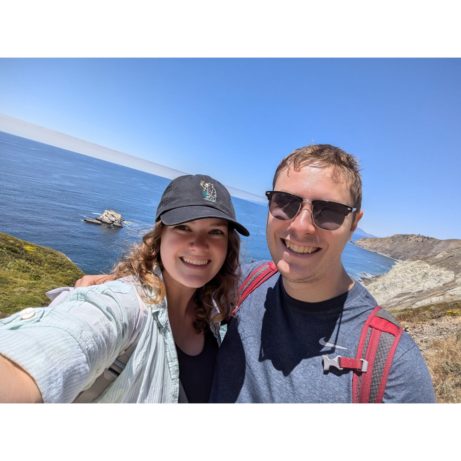 On Becca's birthday in California :) we got to see humpback whales at Half Moon Bay