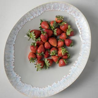 Taormina Grey Oval Platter