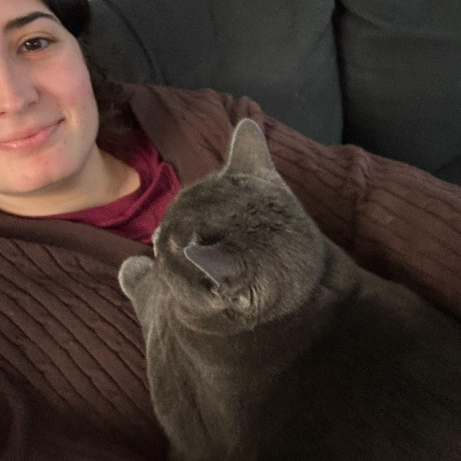 Eva with her true love