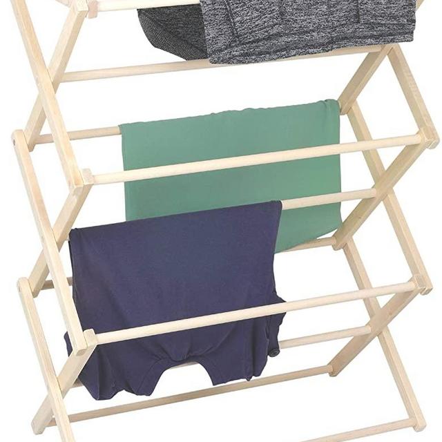 Pennsylvania Woodworks Clothes Drying Rack: Solid Maple Hard Wood Laundry Rack for Sweaters, Blouses, Lingerie & More, Durable Folding Drying Rack, Made in USA, No Assembly Needed