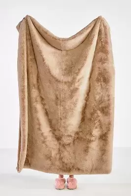 The Sophie Faux-Fur Throw Blanket