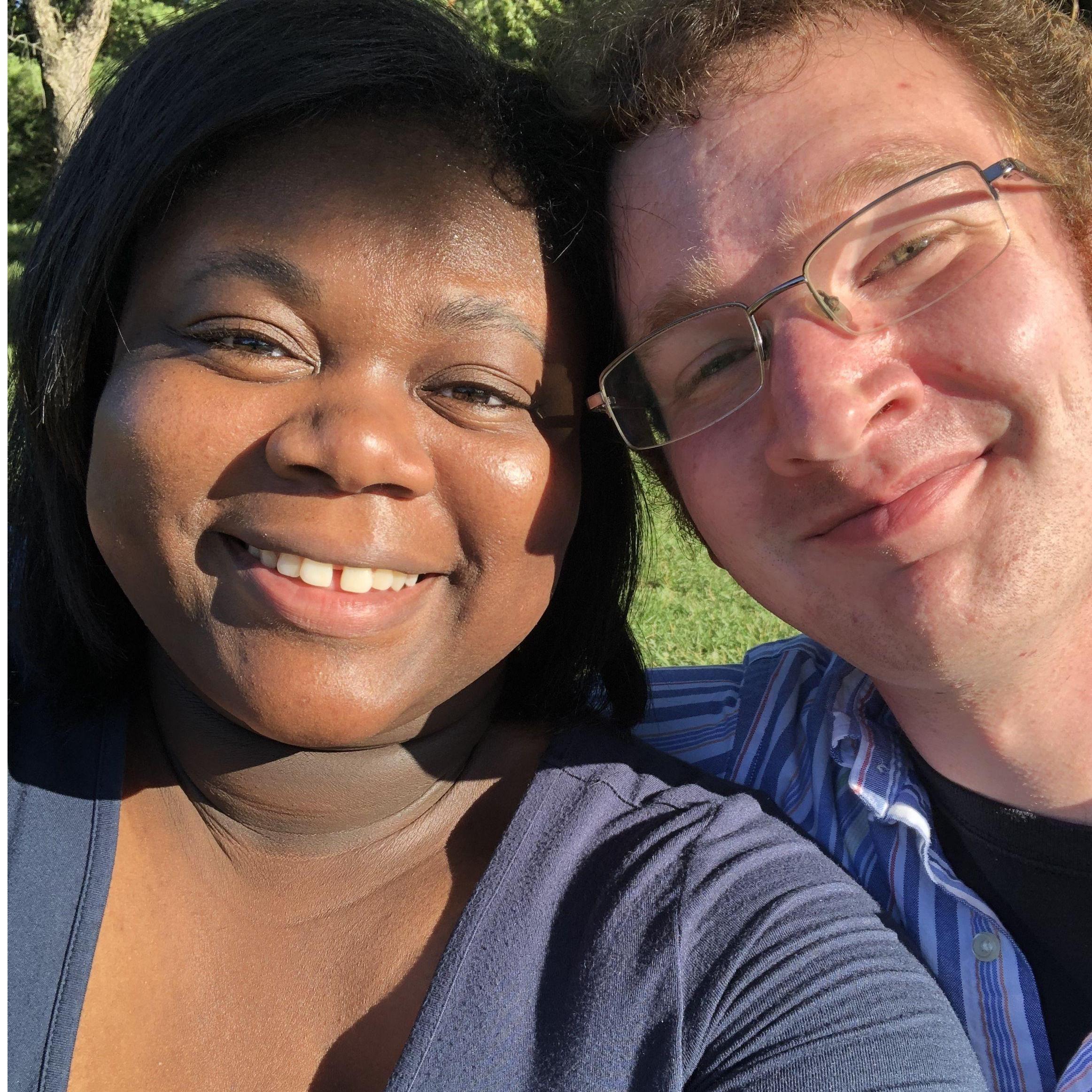 Our very first picture together | Centennial Park 2021