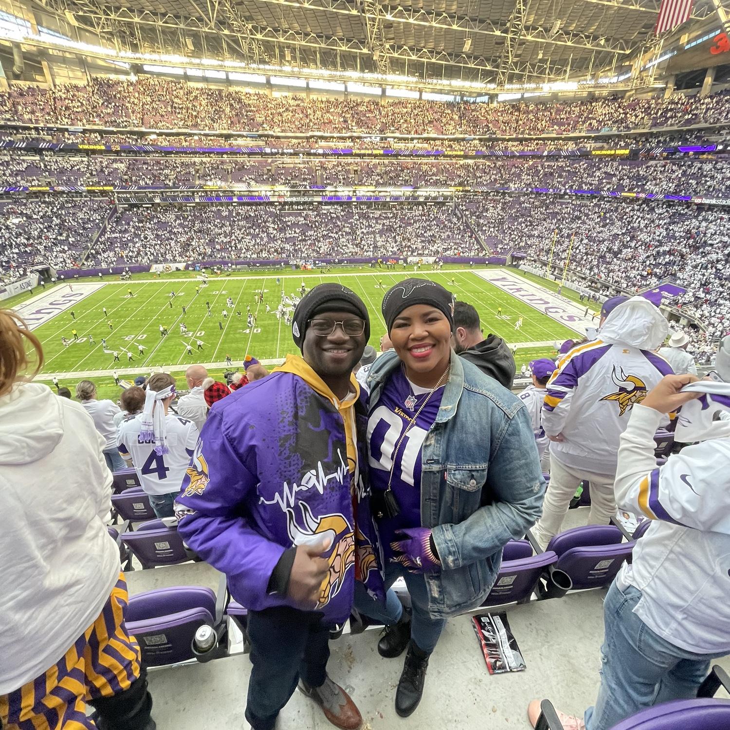 First Vikings game together