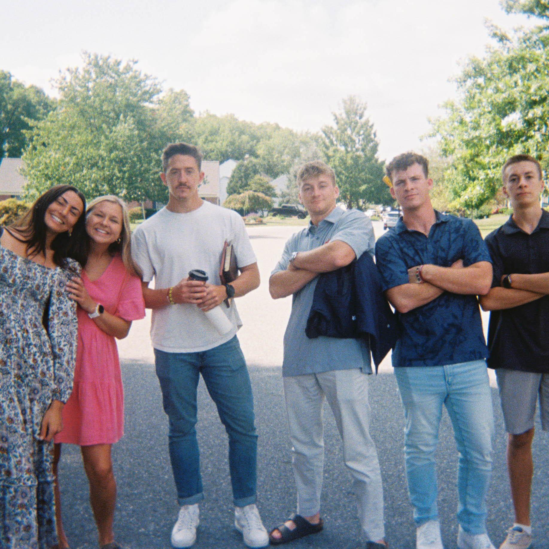 Sunday morning walks to church