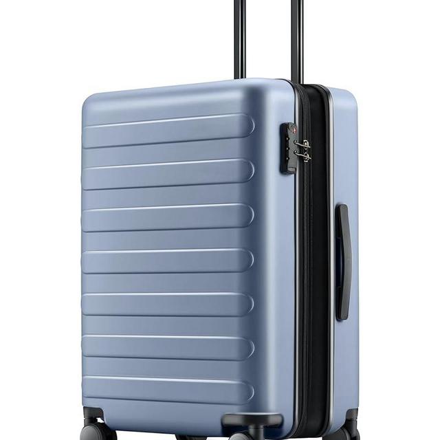 NINETYGO Carry On Luggage 22x14x9 Airline Approved, 20 Inch Luggage with Smooth Spinner Wheels, Expandable, Hard Shell PC Suitcase Carry-On, Lightweight Travel Luggage, TSA Lock (Shadow, Rhine Max)