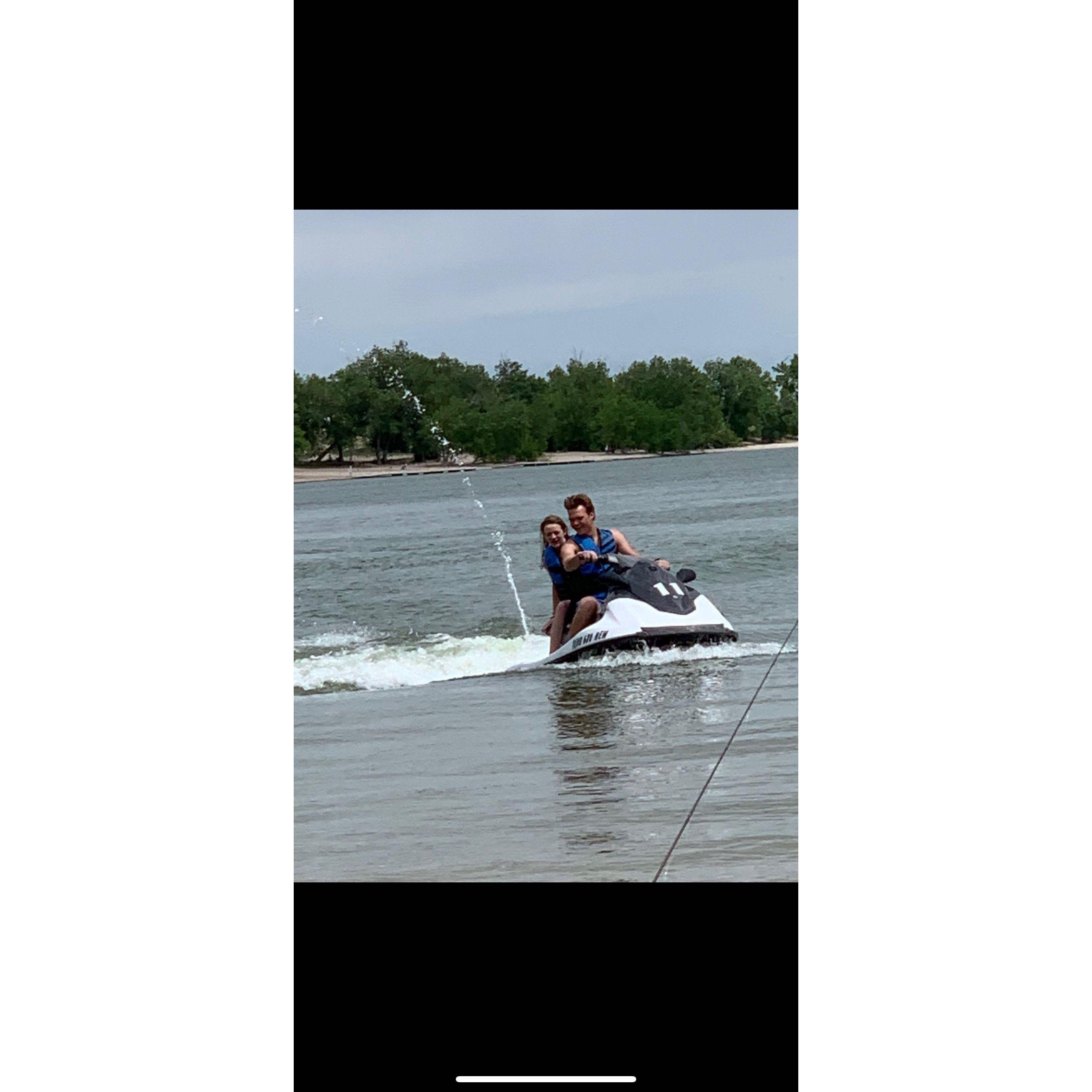 When will flipped me off a jetski and it started hailing