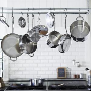 Williams Sonoma Open Kitchen Stainless-Steel 10-Piece Cookware Set