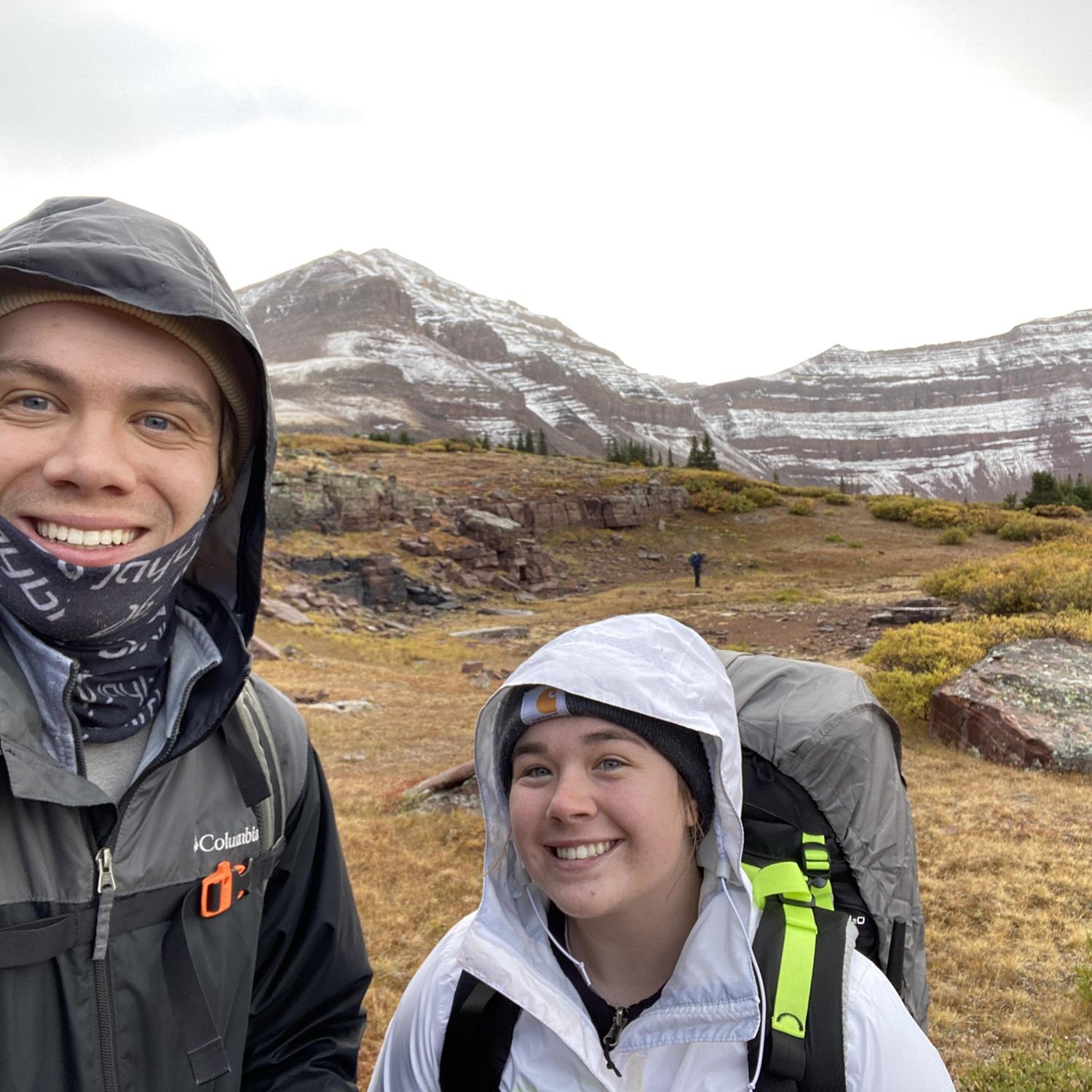 After summiting Kings Peak, the tallest point in Utah.