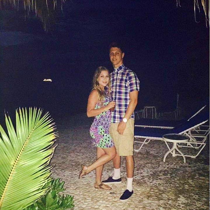 Our very first vacation as a couple in 2016-Jamaica with Nates family.