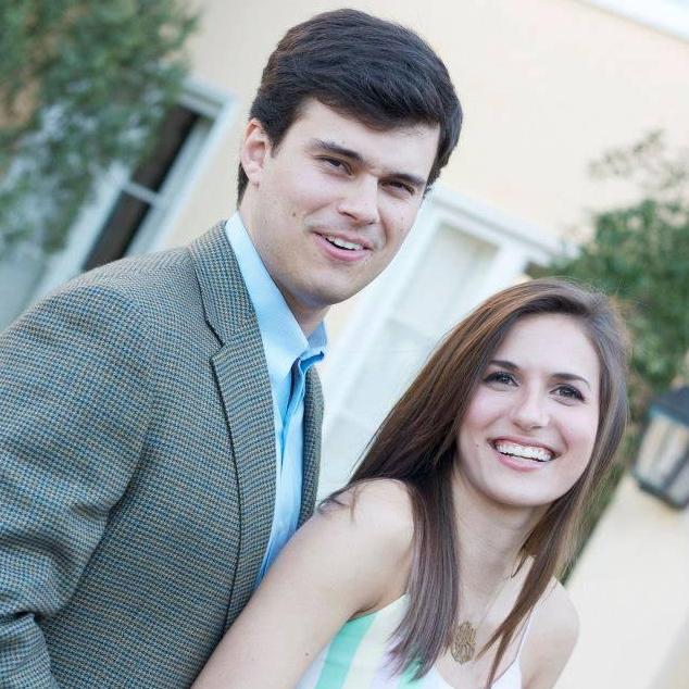 During Law School at our friend Lauren's engagement party (2013).