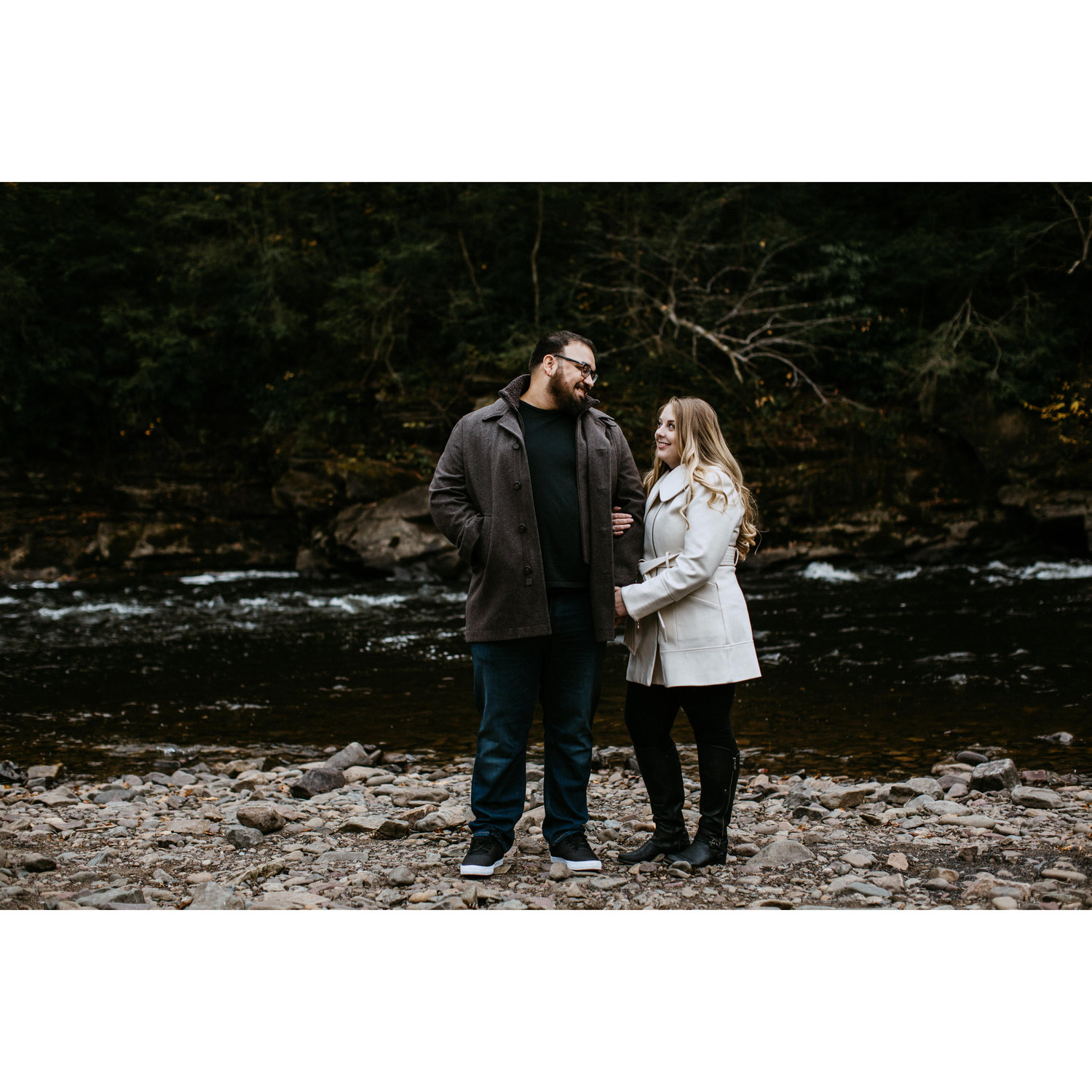 Engagement photo taken at Glen Onoko State Park
-Kristy Hoadley Photography